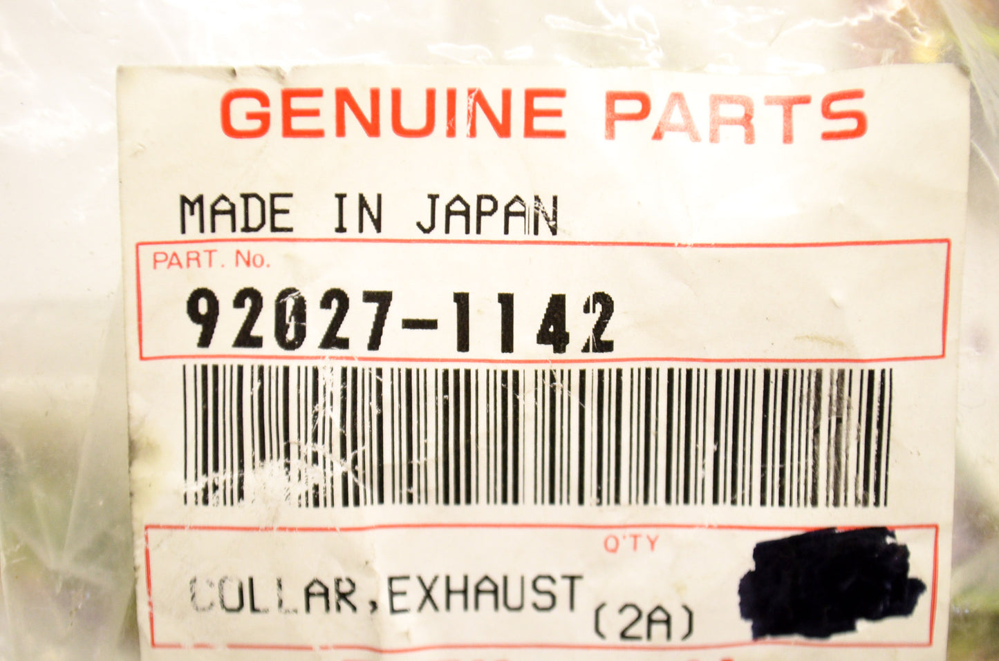 OEM Kawasaki 92027-1142 Exhaust Pipe Collar NOS