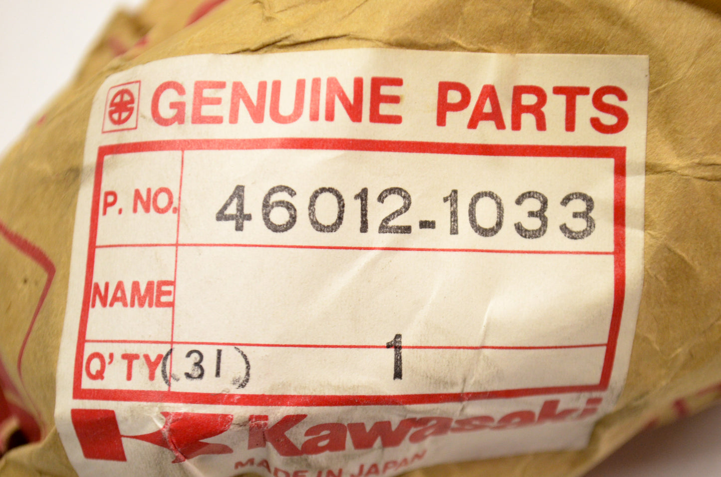 OEM Kawasaki 46012-1033 Left Hand Handle Holder NOS