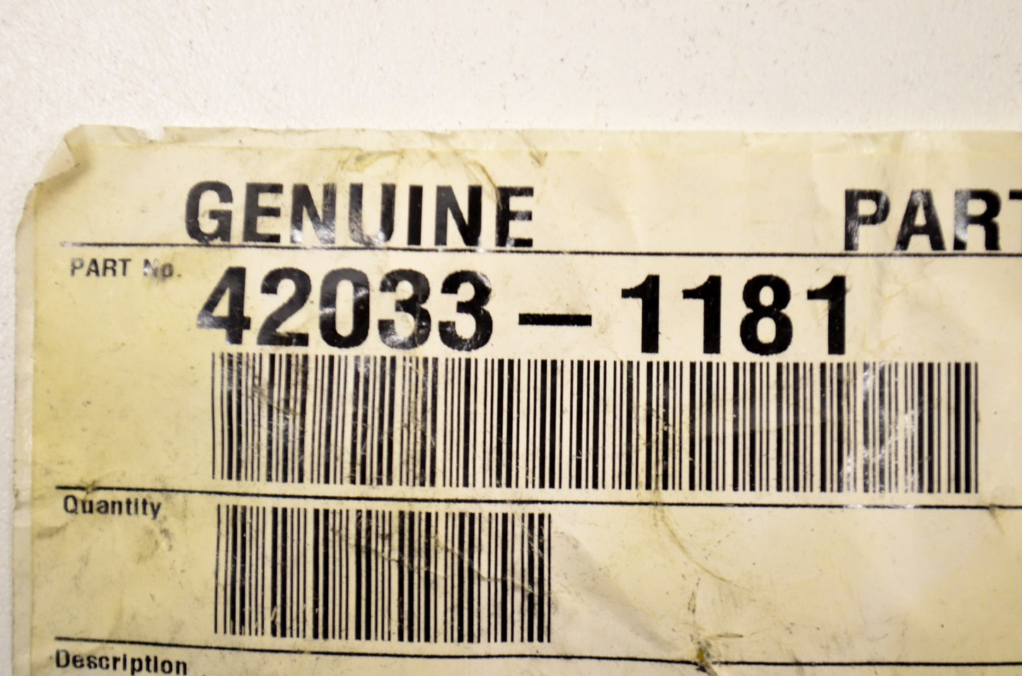 New OEM Kawasaki Coupling Assembly NOS