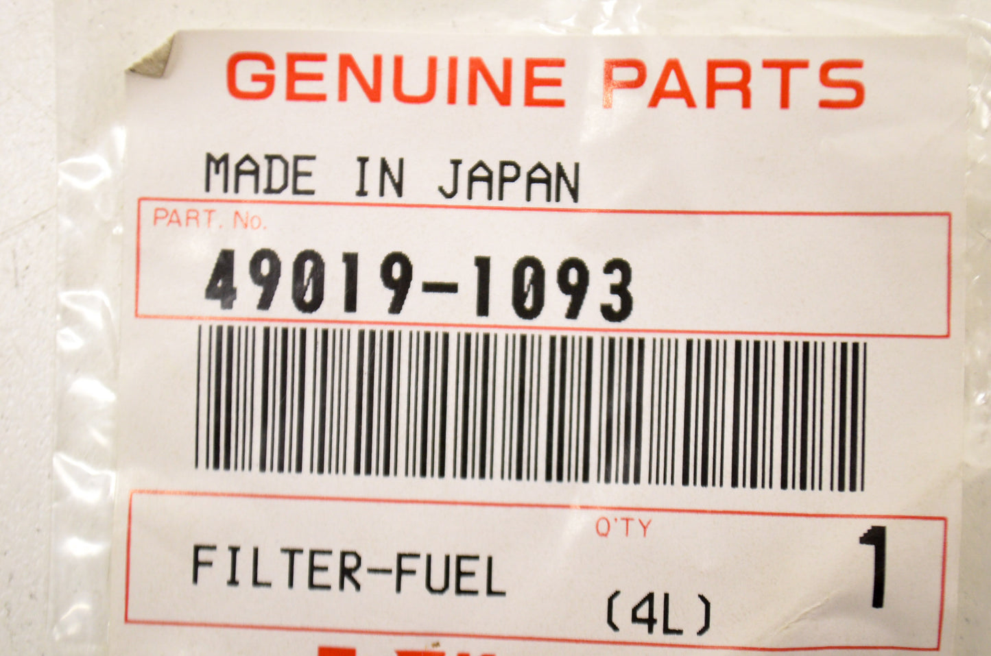 OEM Kawasaki 49019-1093 Fuel Filter NOS