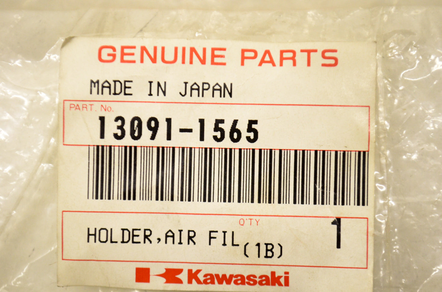 OEM Kawasaki 13091-1565 Air Filter Element Holder NOS