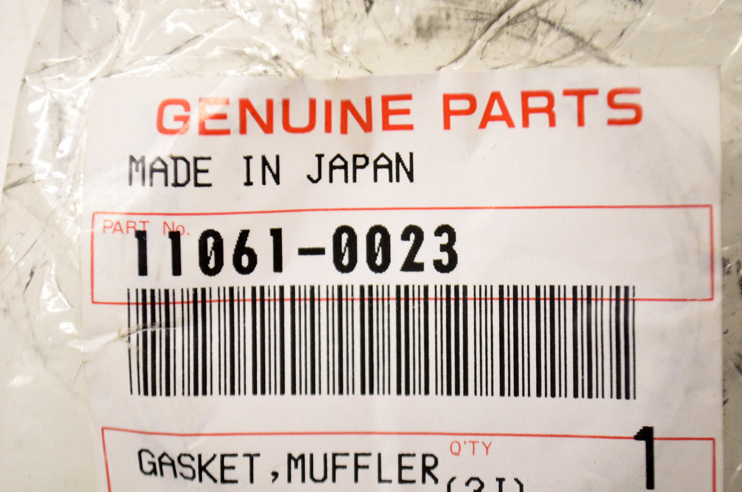 OEM Kawasaki 11061-0023 Muffler Connecting Gasket NOS