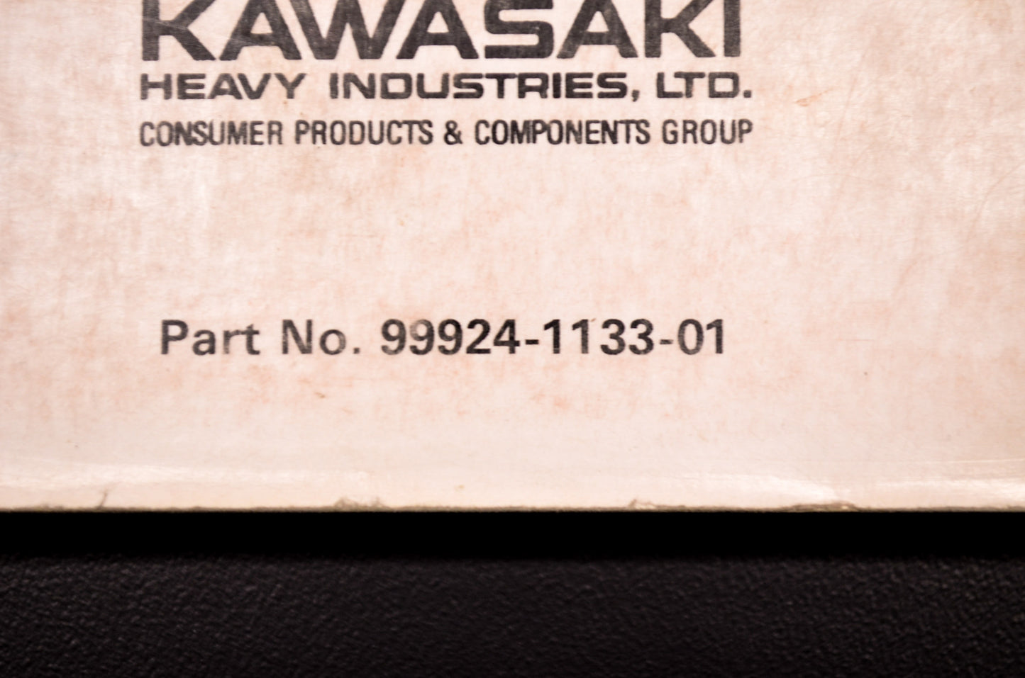 OEM Kawasaki 99924-1133-01 Service Manual KAF540C/D