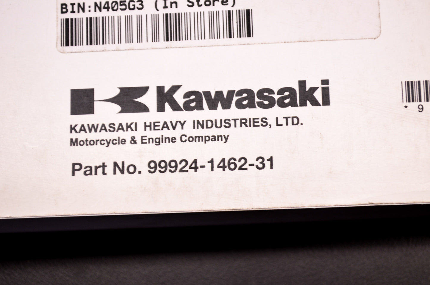 OEM Kawasaki 99924-1462-31 Service Manual 636E/F