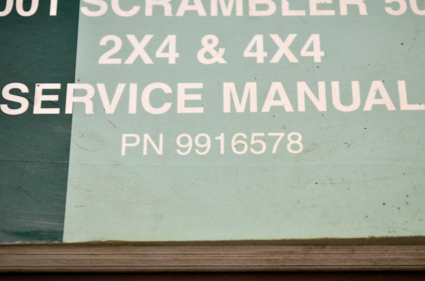 OEM Polaris 9916578 Service Manual 01 Scrambler
