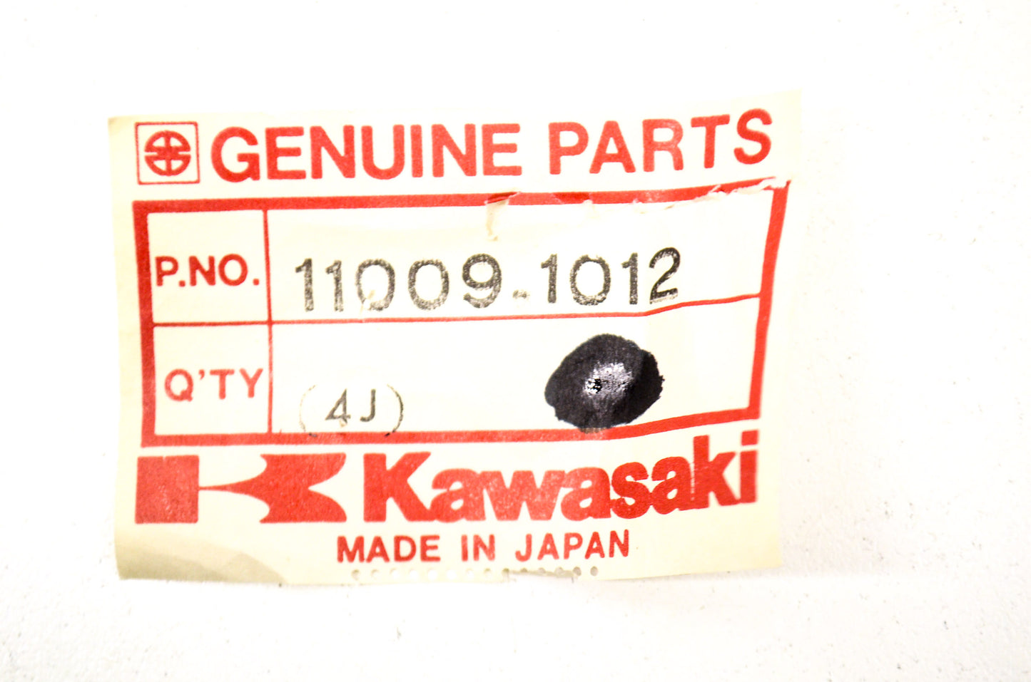 OEM Kawasaki 11009-1012 Cylinder O-Ring NOS