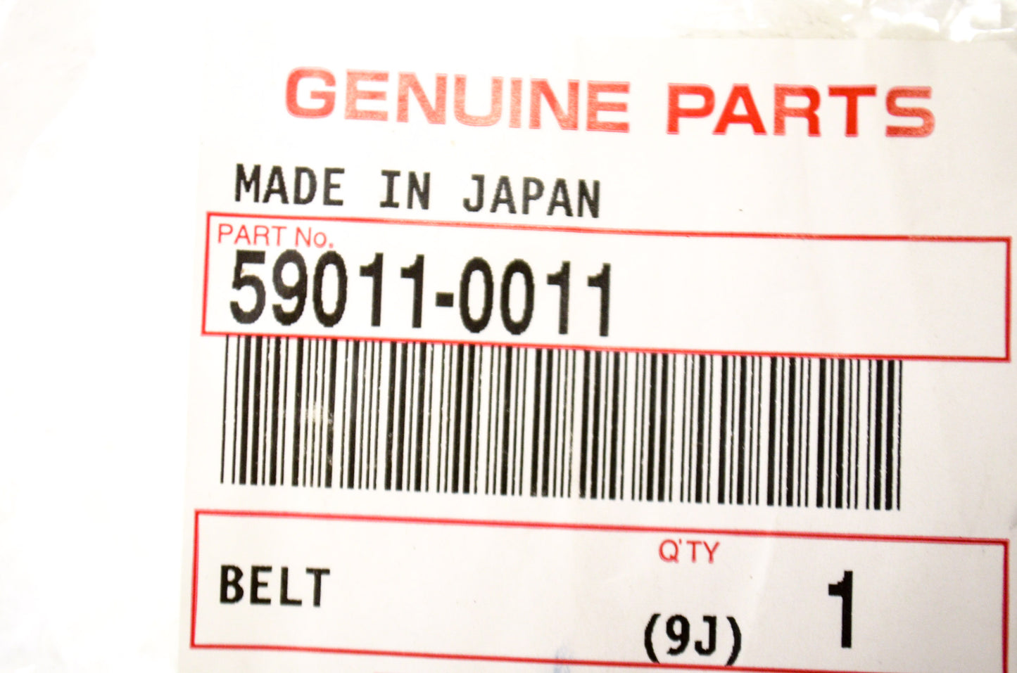 OEM Kawasaki 59011-0011 Belt NOS