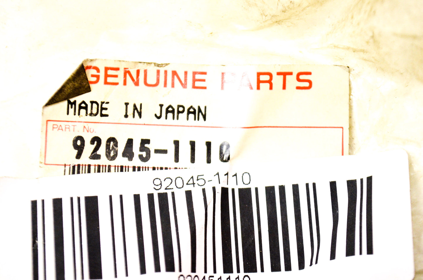 OEM Kawasaki 92045-1110 Ball Bearing NOS