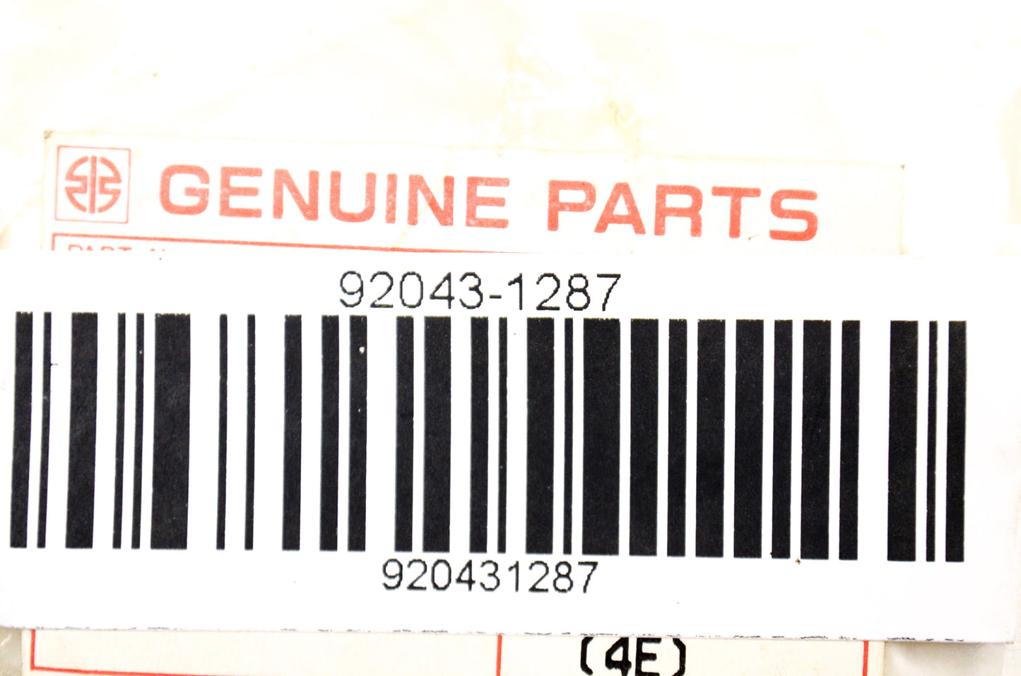 OEM Kawasaki 92043-1287 Pin Qty 2 NOS