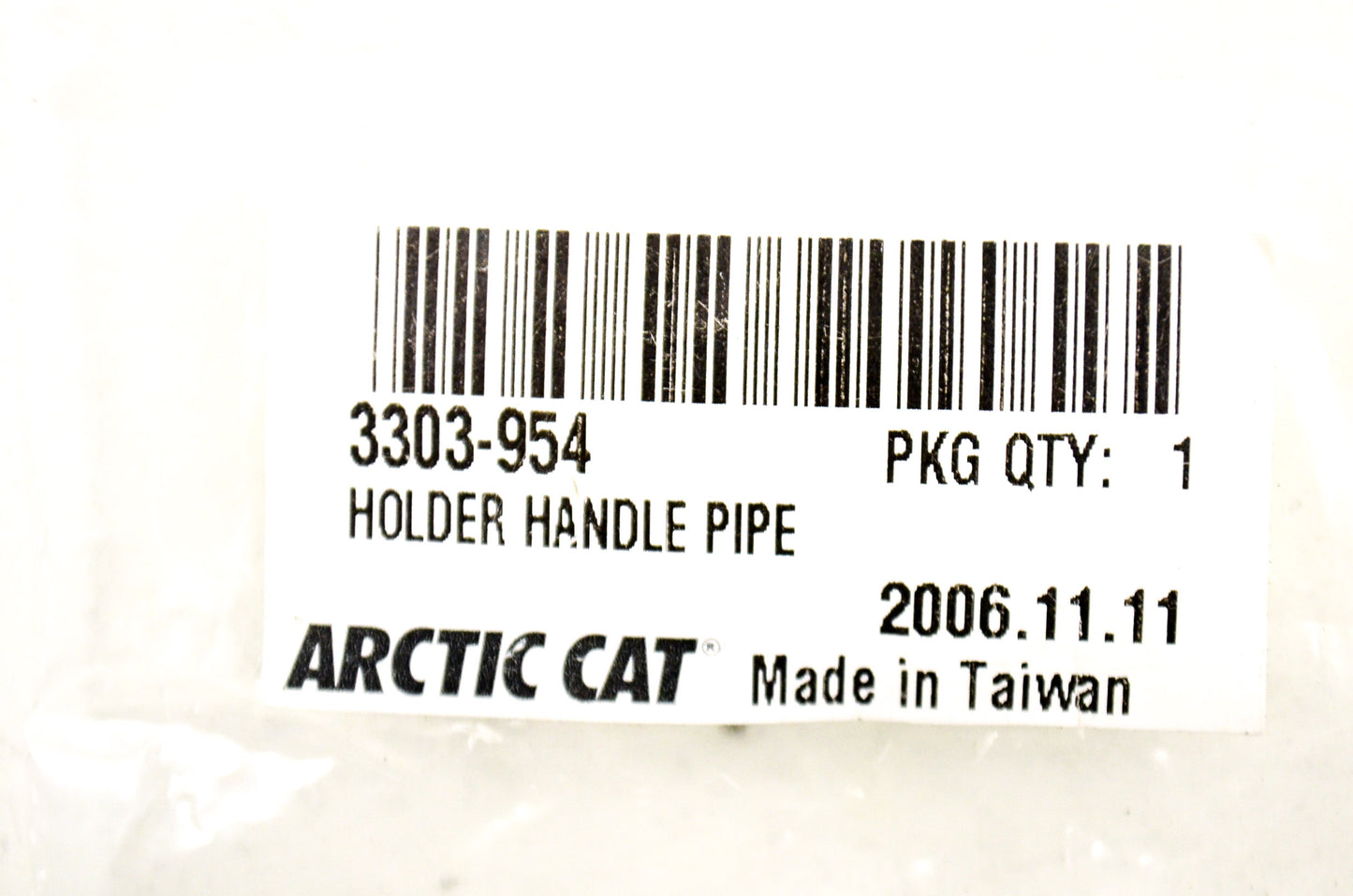 OEM Arctic Cat 3303-954 Handle Pipe Holder NOS