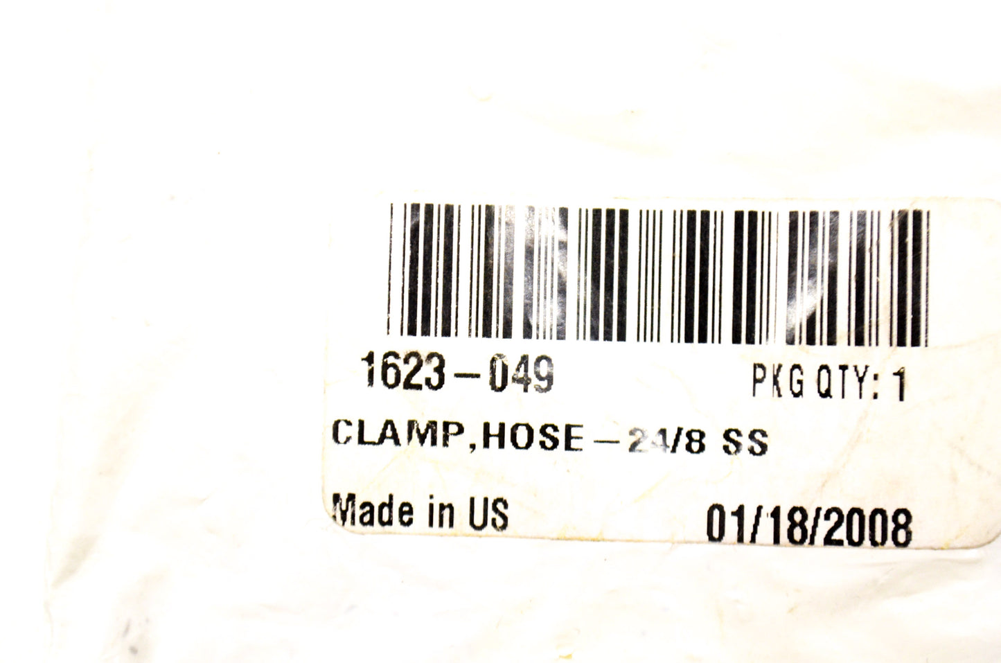 OEM Arctic Cat 1623-049 Stainless Steel 24/8 Hose Clamp NOS
