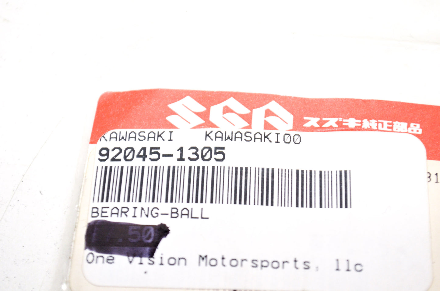 New OEM Kawasaki 92045-1305 Ball Bearing NOS