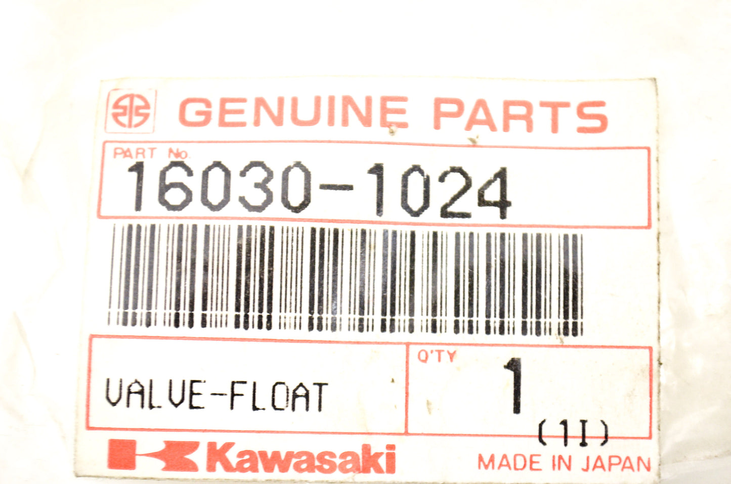 OEM Kawasaki 16030-1024 Float Valve