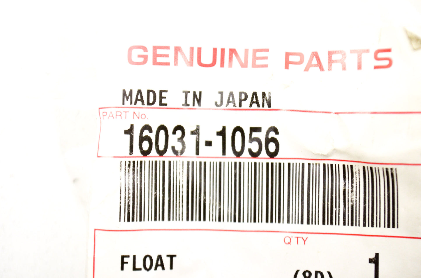 OEM Kawasaki 16031-1056 Float NOS