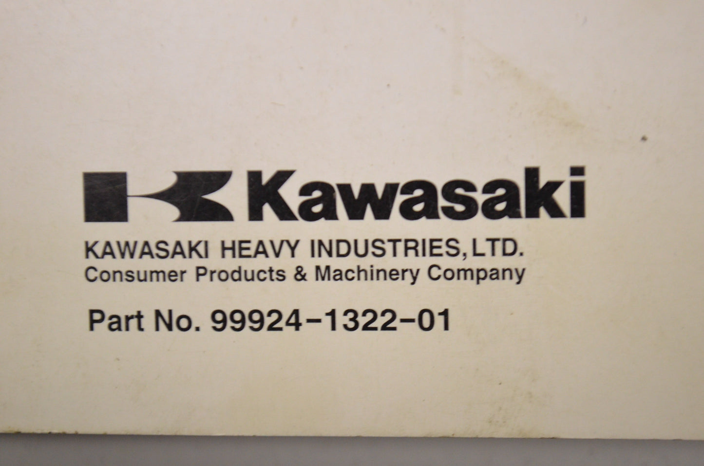 OEM Kawasaki 99924-1322-01 Service Manual ZX1000C