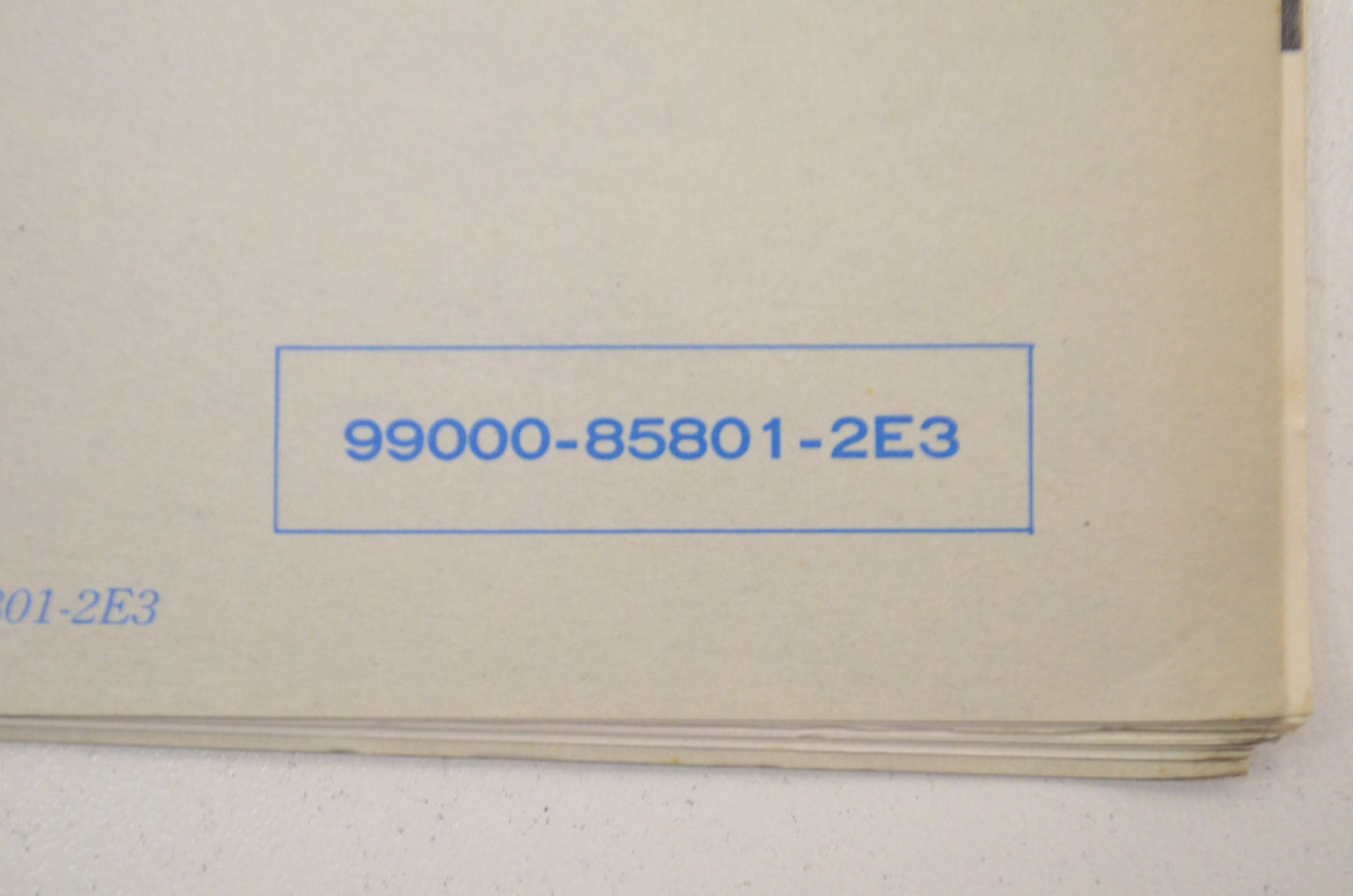 OEM Suzuki 99000-85801-2E3 GS750E Supplementary Service Manual GS750E