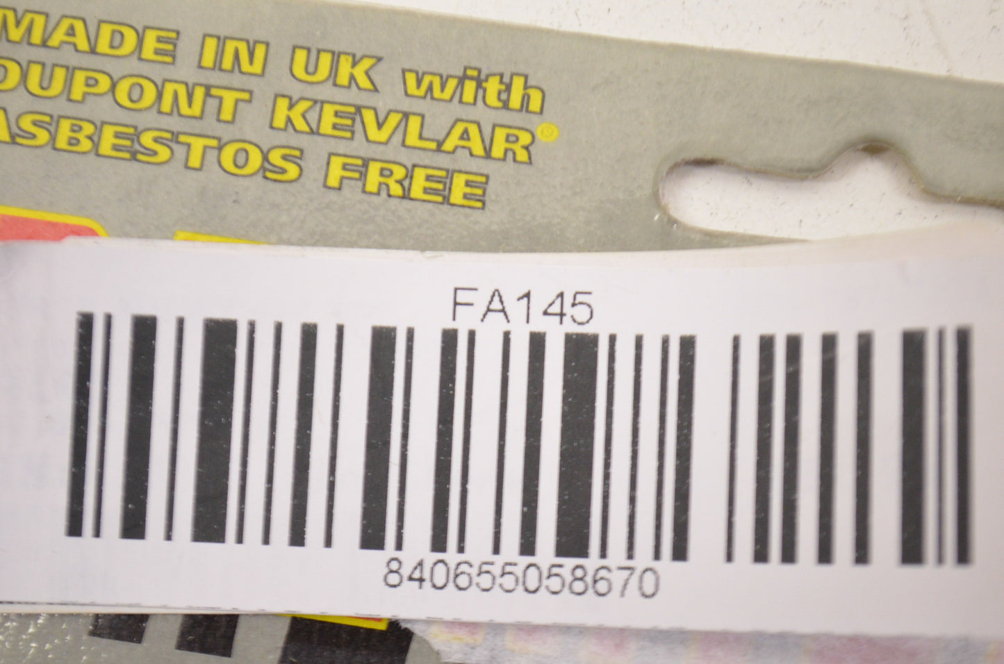Premier FA145 , 840655058670, PR145 Brake Pad Kit NOS