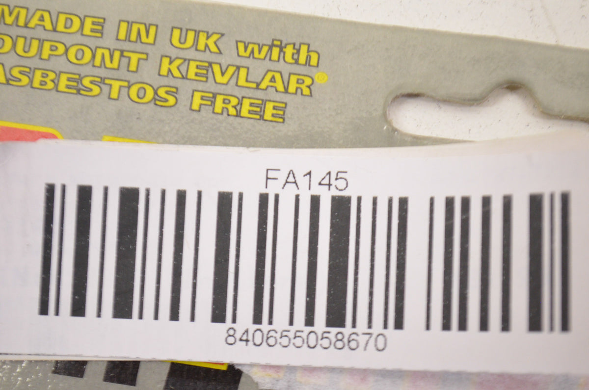 Premier FA145 , 840655058670, PR145 Brake Pad Kit NOS