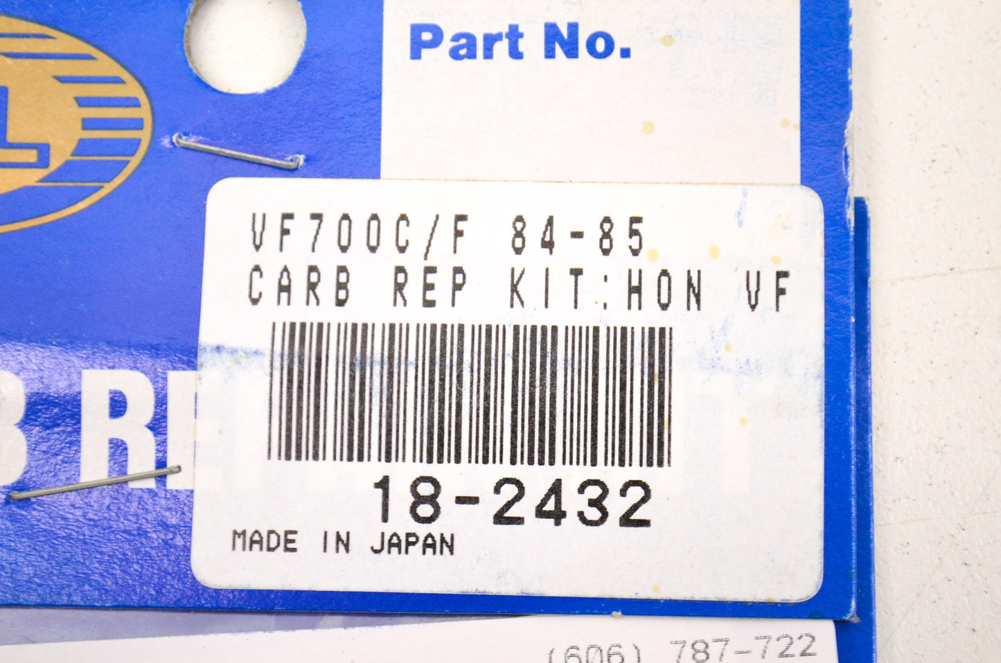 K&L 18-2432 Carburetor Repair Kit NOS