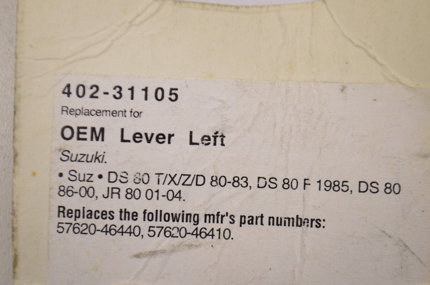 New Flanders Left Lever NOS
