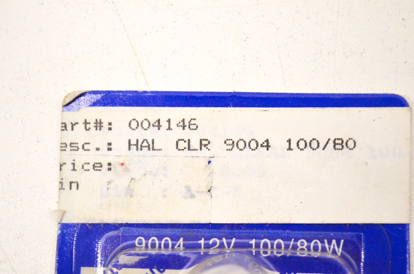 Kimpex 4146, 004146 Halogen Clear 9004 100/80 Bulb NOS