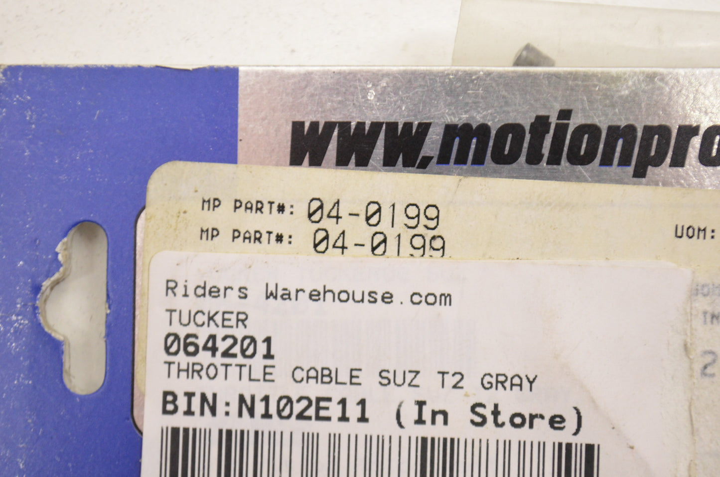 Motion Pro 04-0199, 64201 T2 Throttle Cable Suzuki NOS