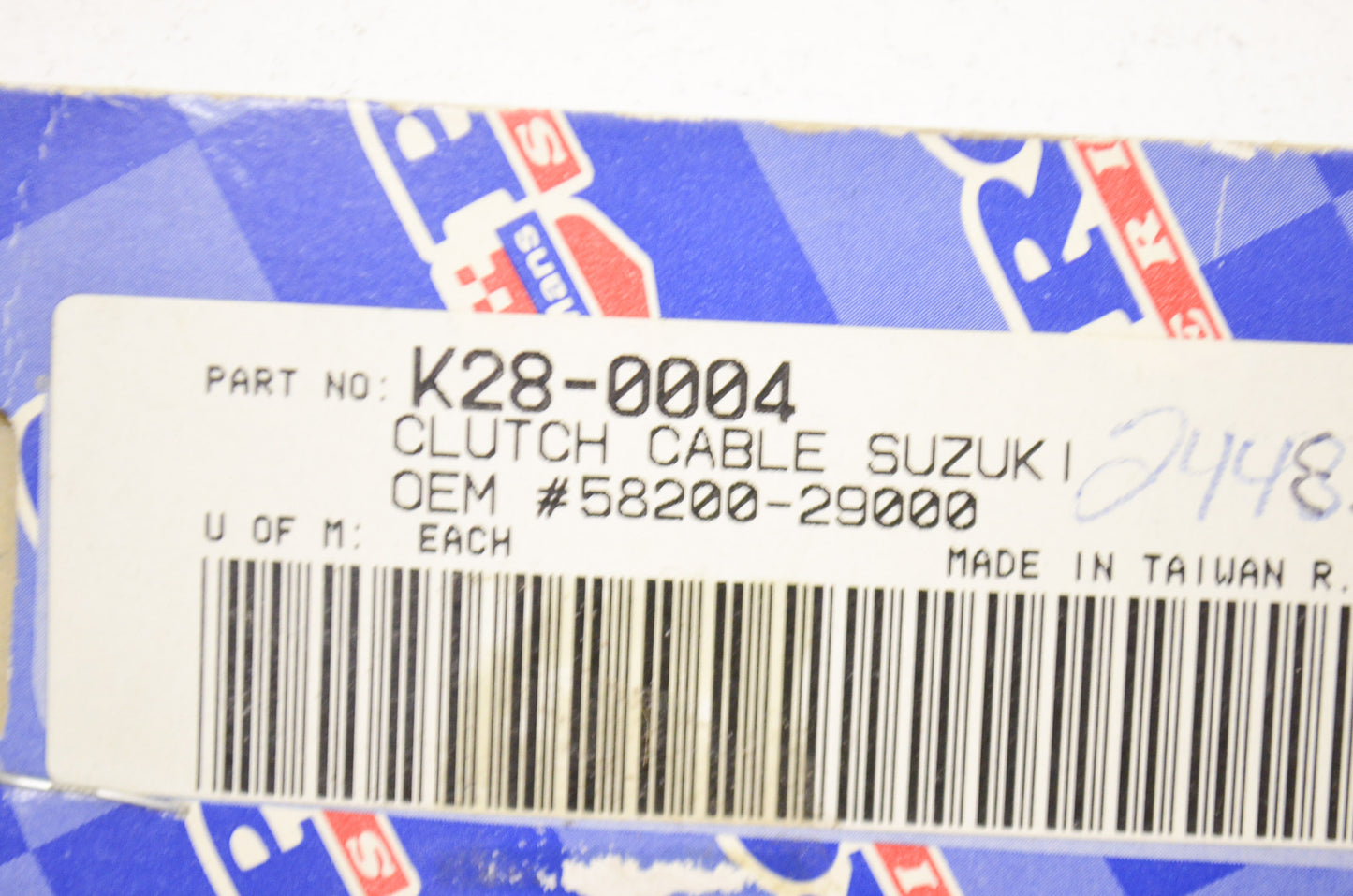 LeMans Pro Series K28-0004, 58200-29000 Clutch Cable Suzuki NOS