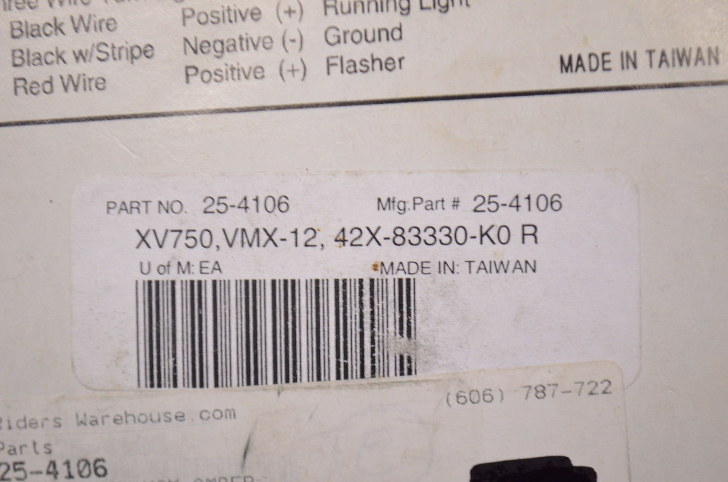 K&S 25-4106, 42X-83330-K0 Rear Turn Signal NOS