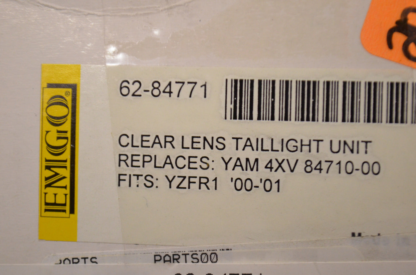EMGO 62-84771, 4XV-847-10-00 Taillight Unit NOS