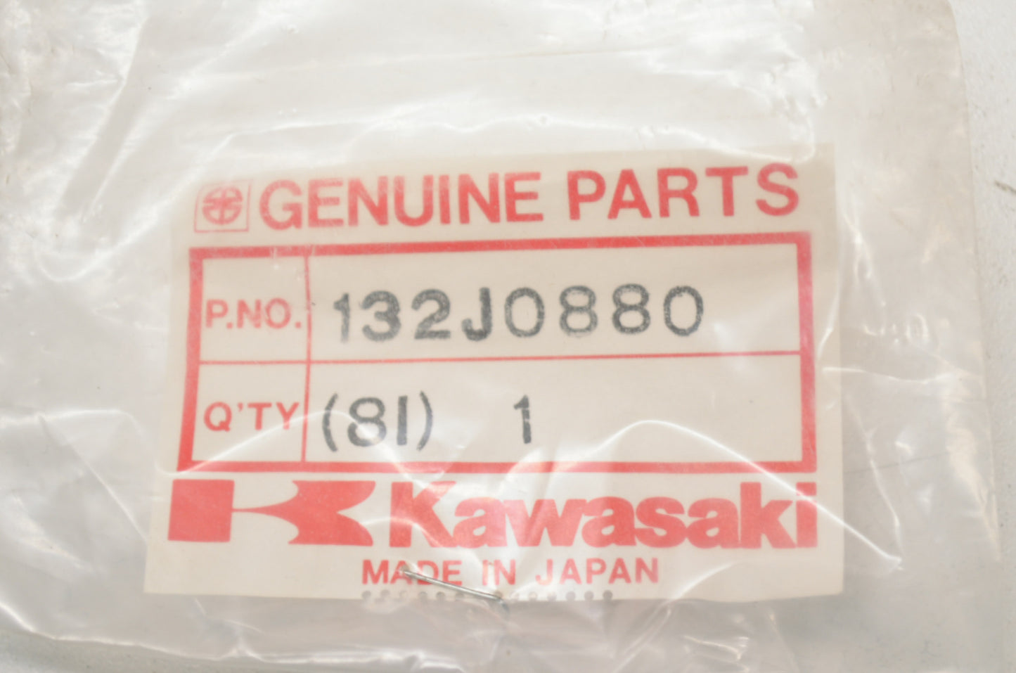 OEM Kawasaki 132J0880 Small Flanged Bolt Qty 2 NOS