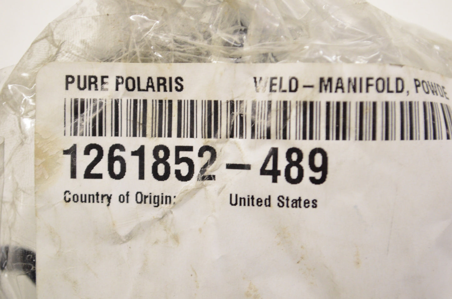 OEM Polaris 1261852-489 Black Manifold NOS