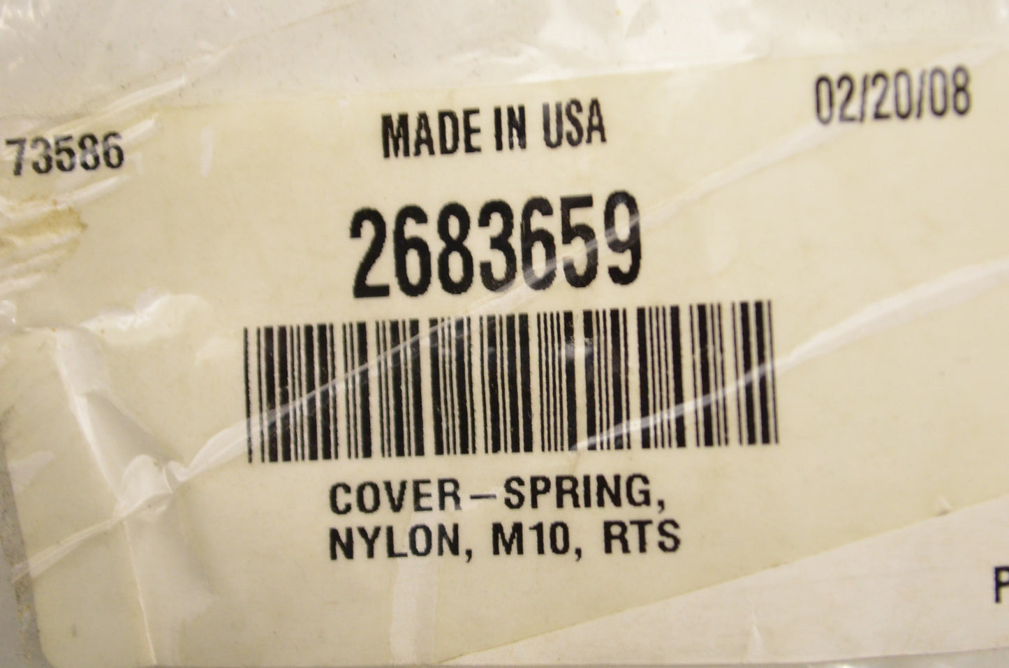 New OEM Polaris Nylon Spring Cover NOS