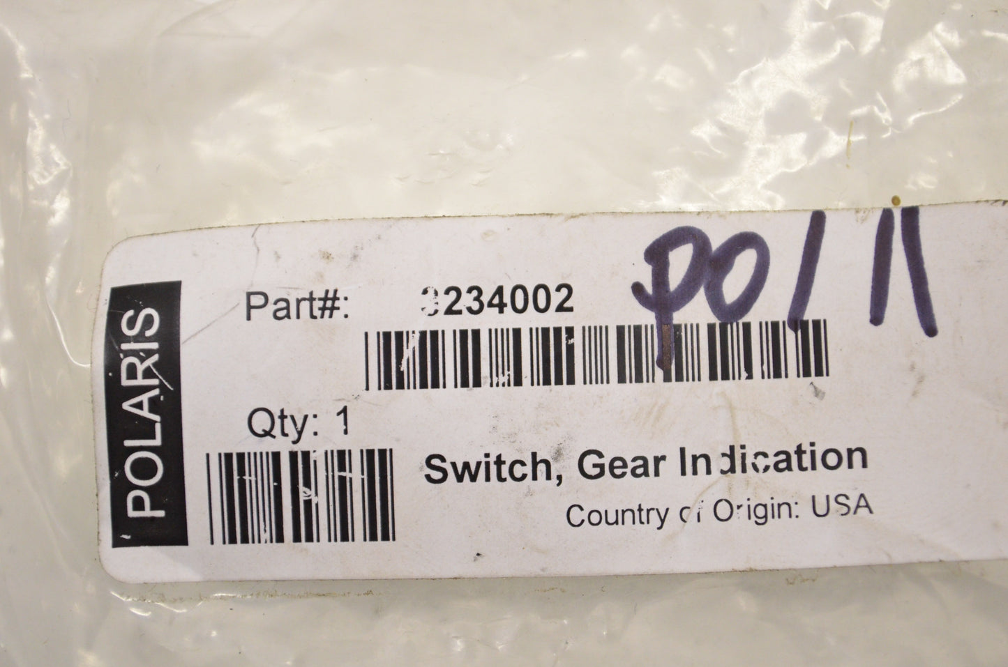OEM Polaris 3234002 Gear Indication Switch 3 Position NOS