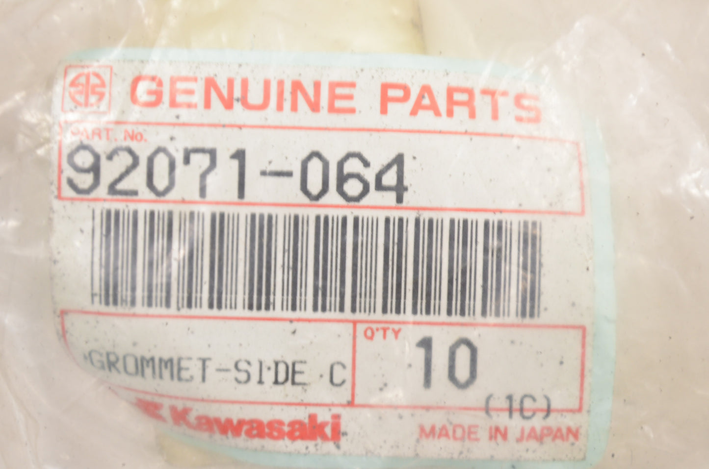 OEM Kawasaki 92071-064 Side Cover Grommet