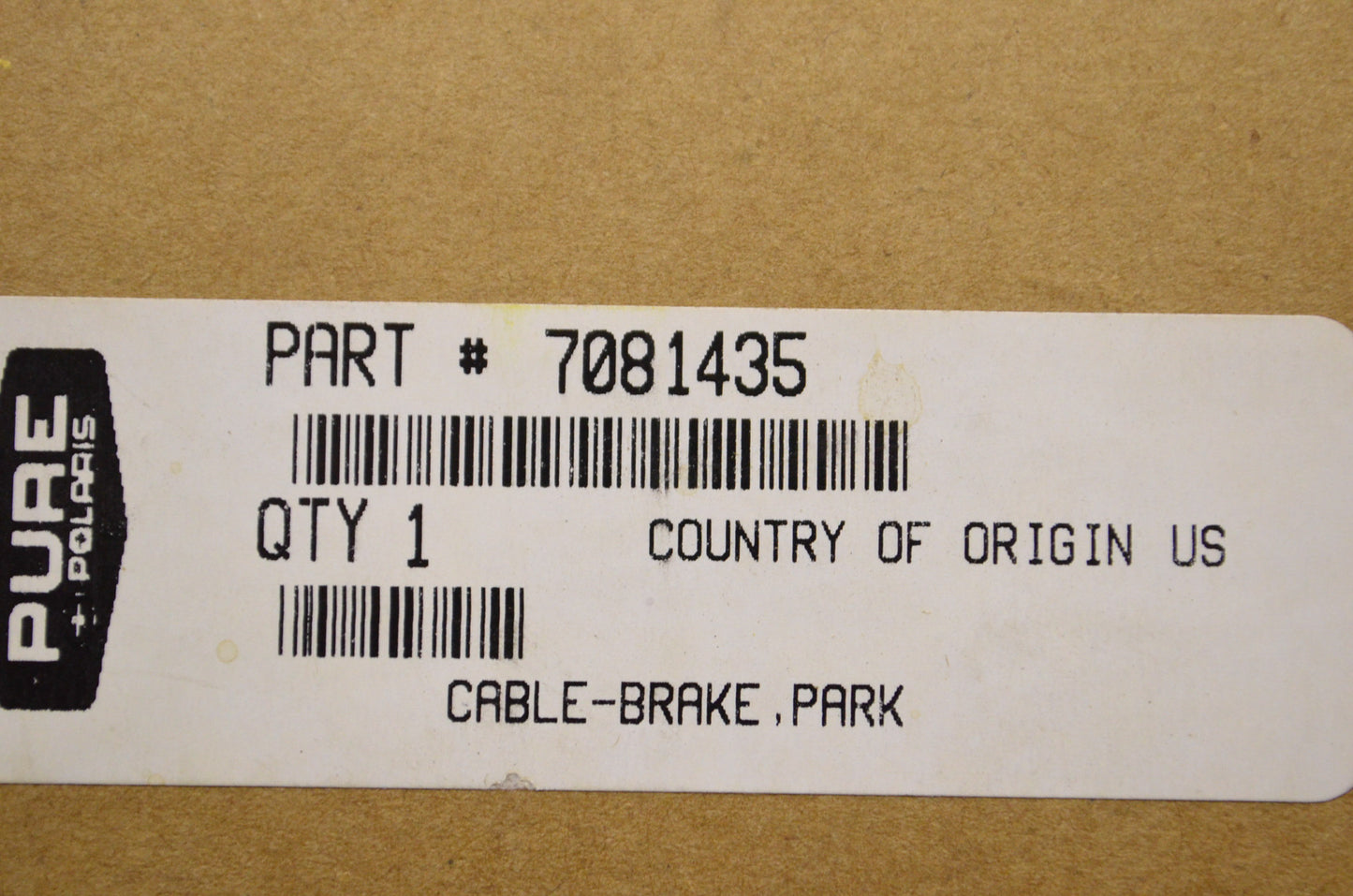 OEM Polaris 7081435 Parking Brake Cable NOS