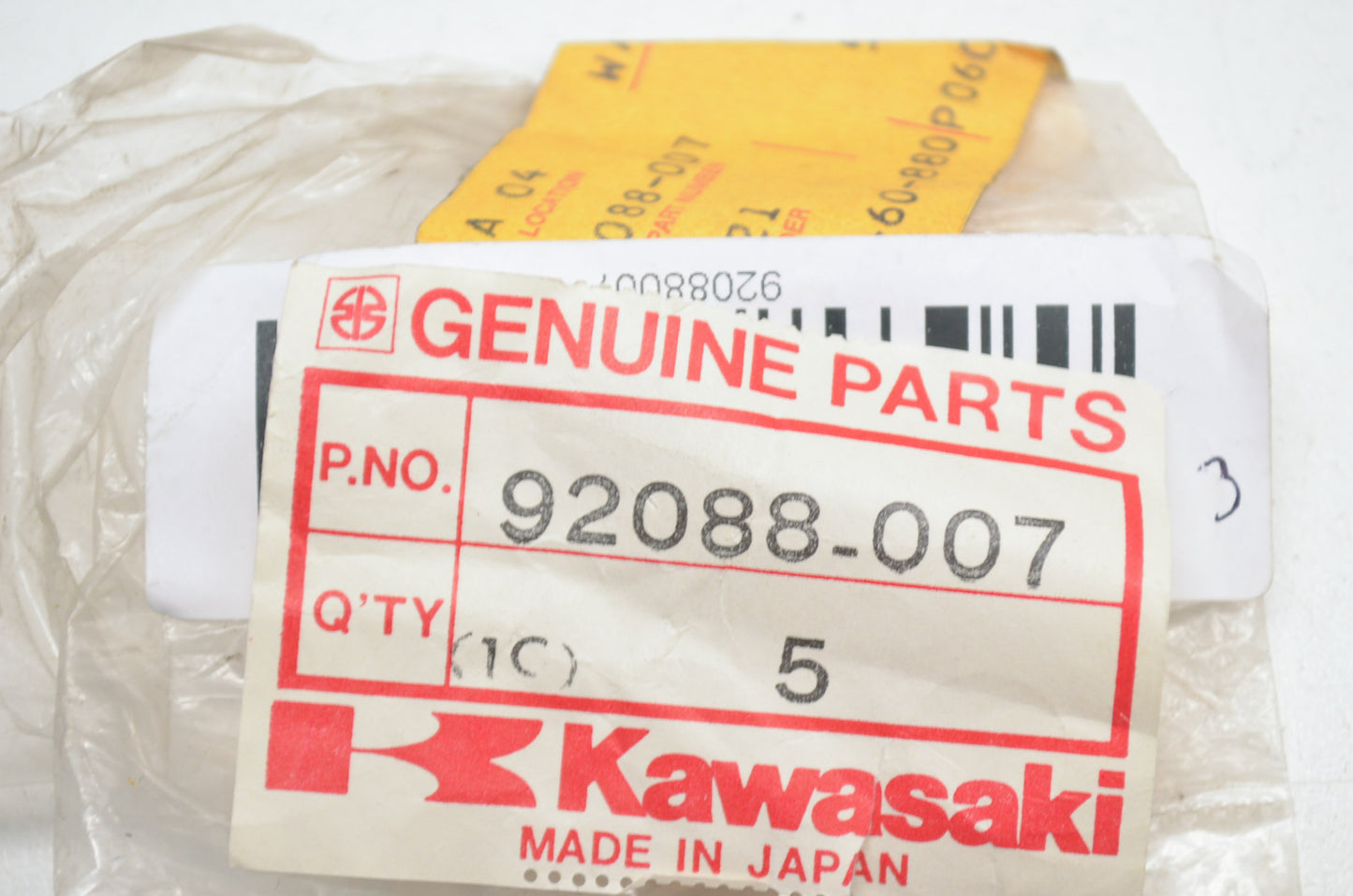 OEM Kawasaki 92088-007 Lock Washer NOS