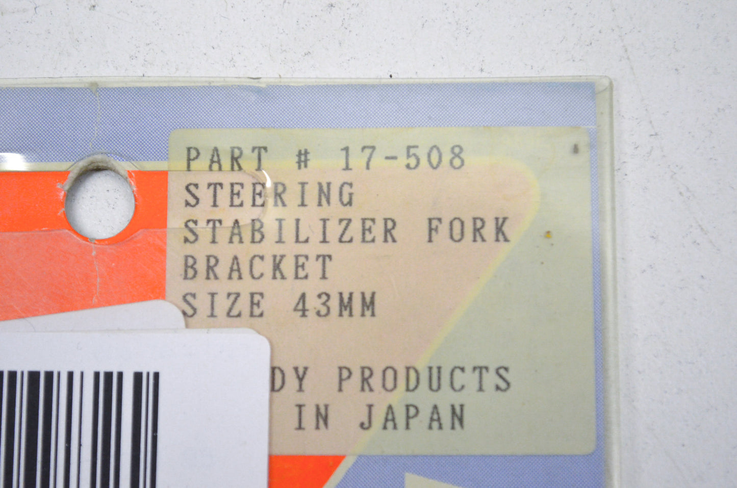 Shindy 17-508, D17-508 Steering Stabilizer Fork Bracket NOS