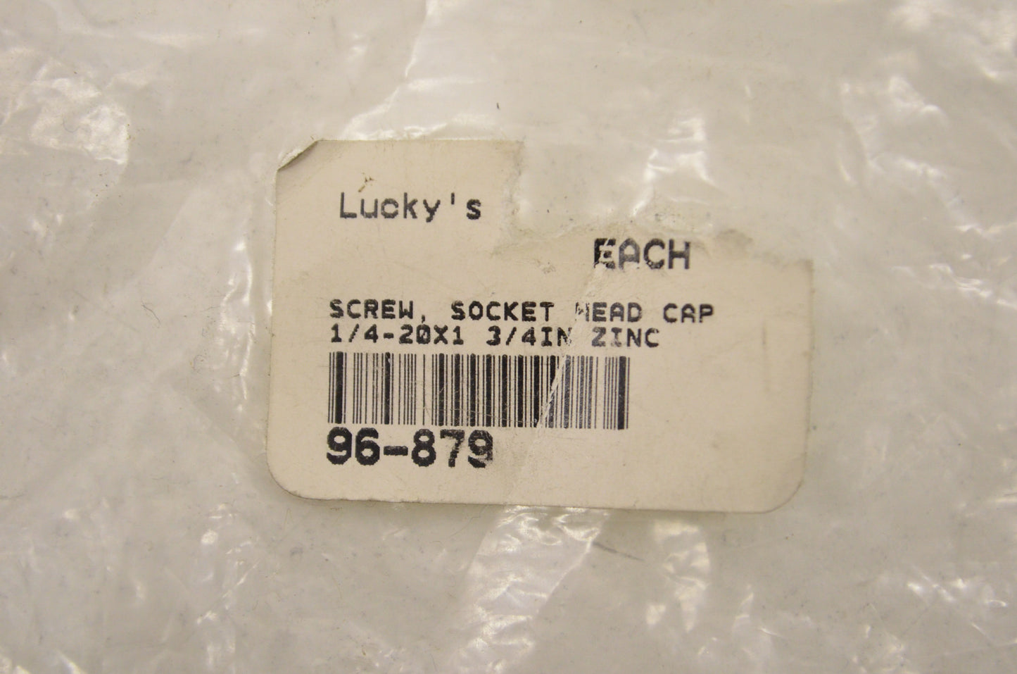 Lucky's 96-879 Socket Head Screw Qty 5 NOS