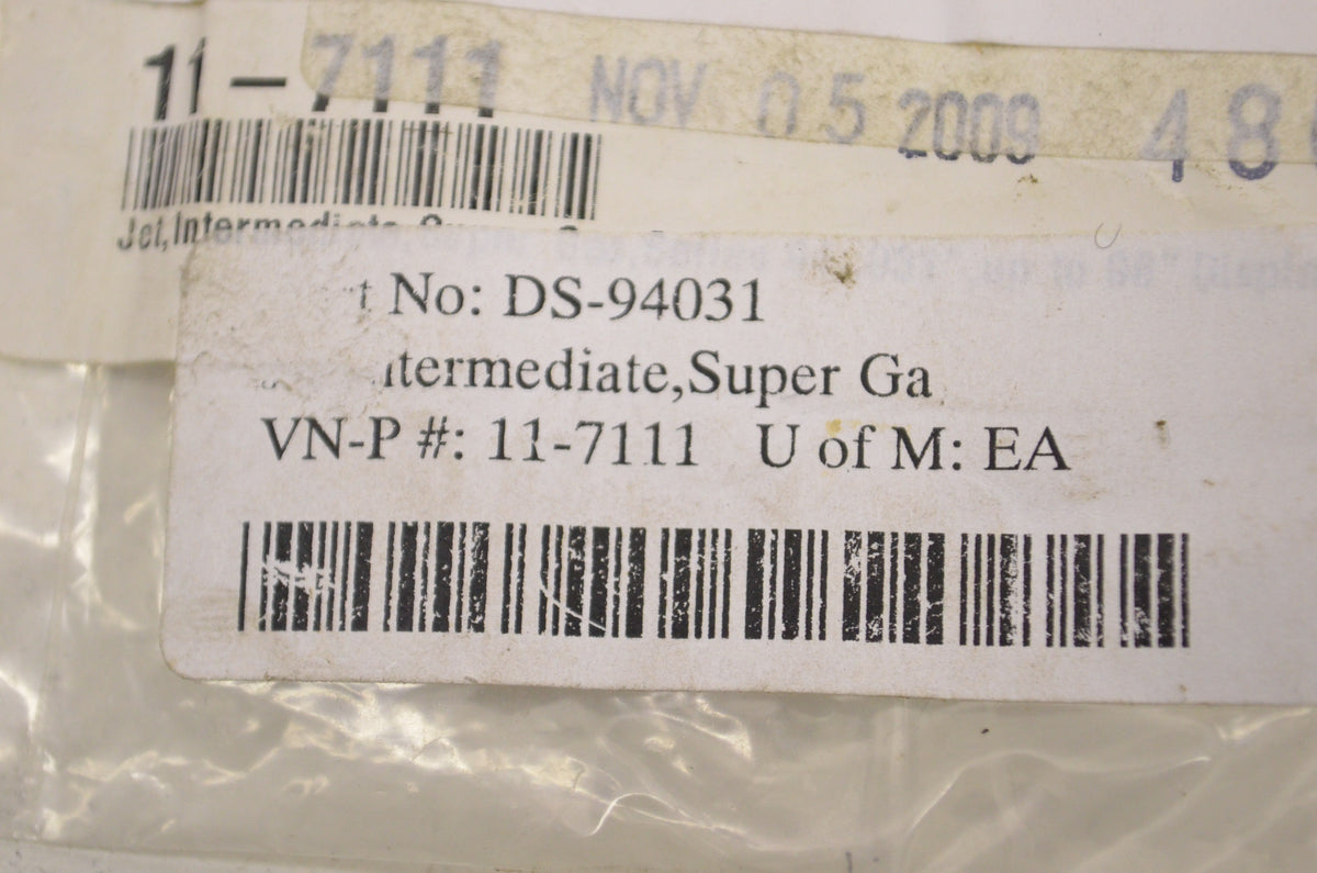 S&S Cycle DS-94031, 11-7111 Intermediate Jet NOS