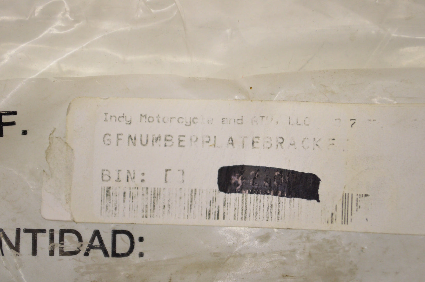 Gas Gas GFNUMBERPLATEBRACKET Number Plate Bracket NOS
