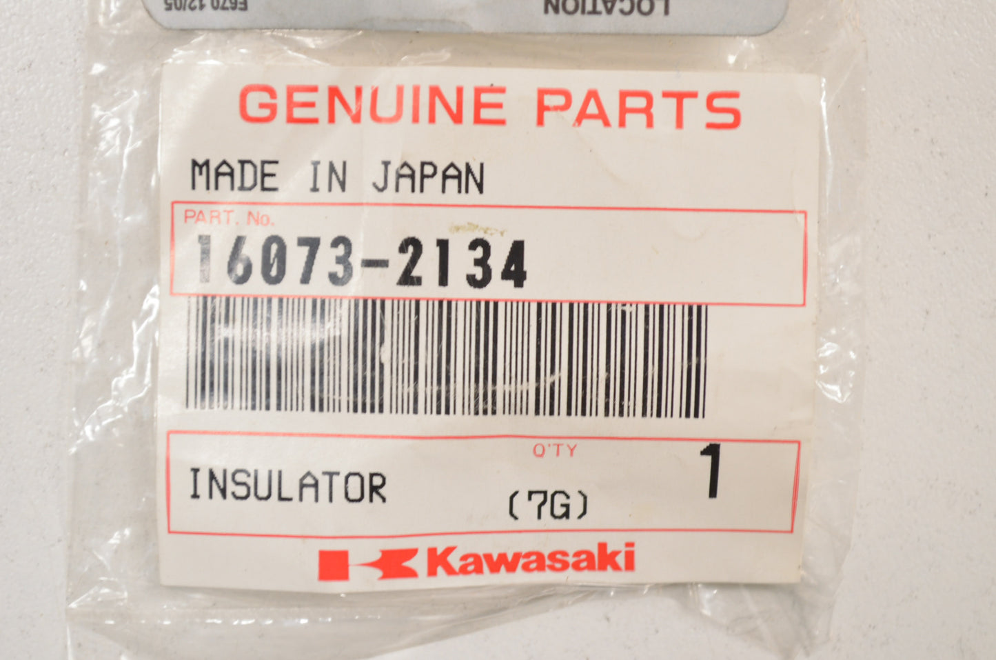 OEM Kawasaki 16073-2134 Insulator NOS