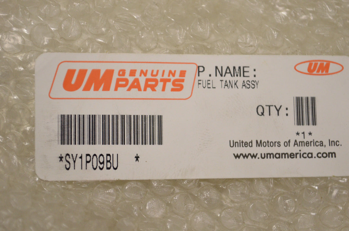 United Motors SY1P09BU Fuel Tank Assembly NOS