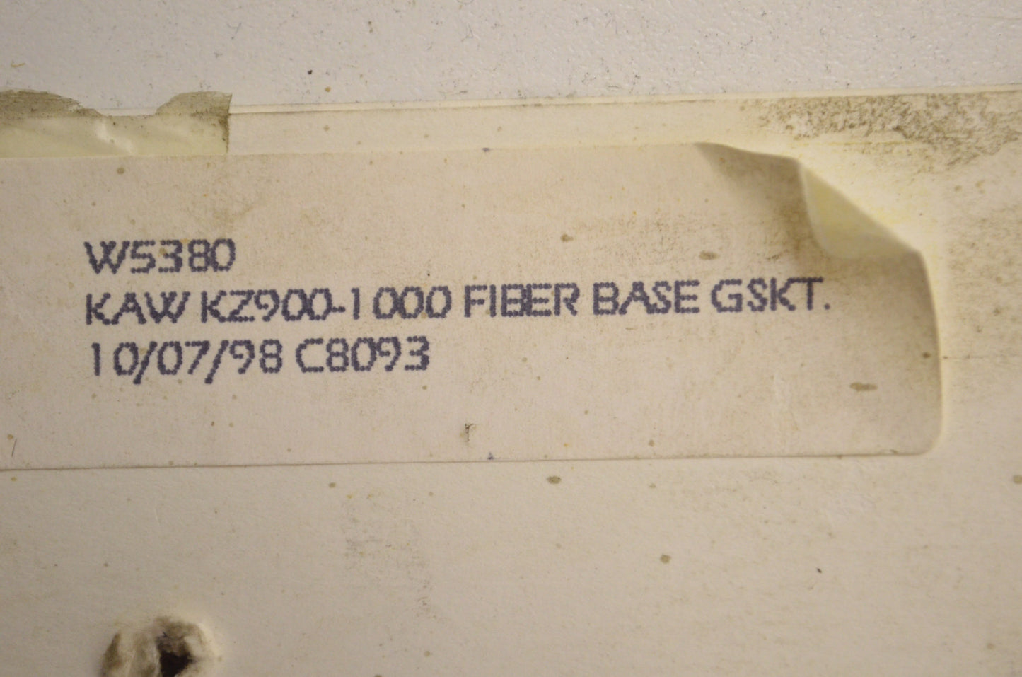 Kawasaki Fiber Base Gasket NOS
