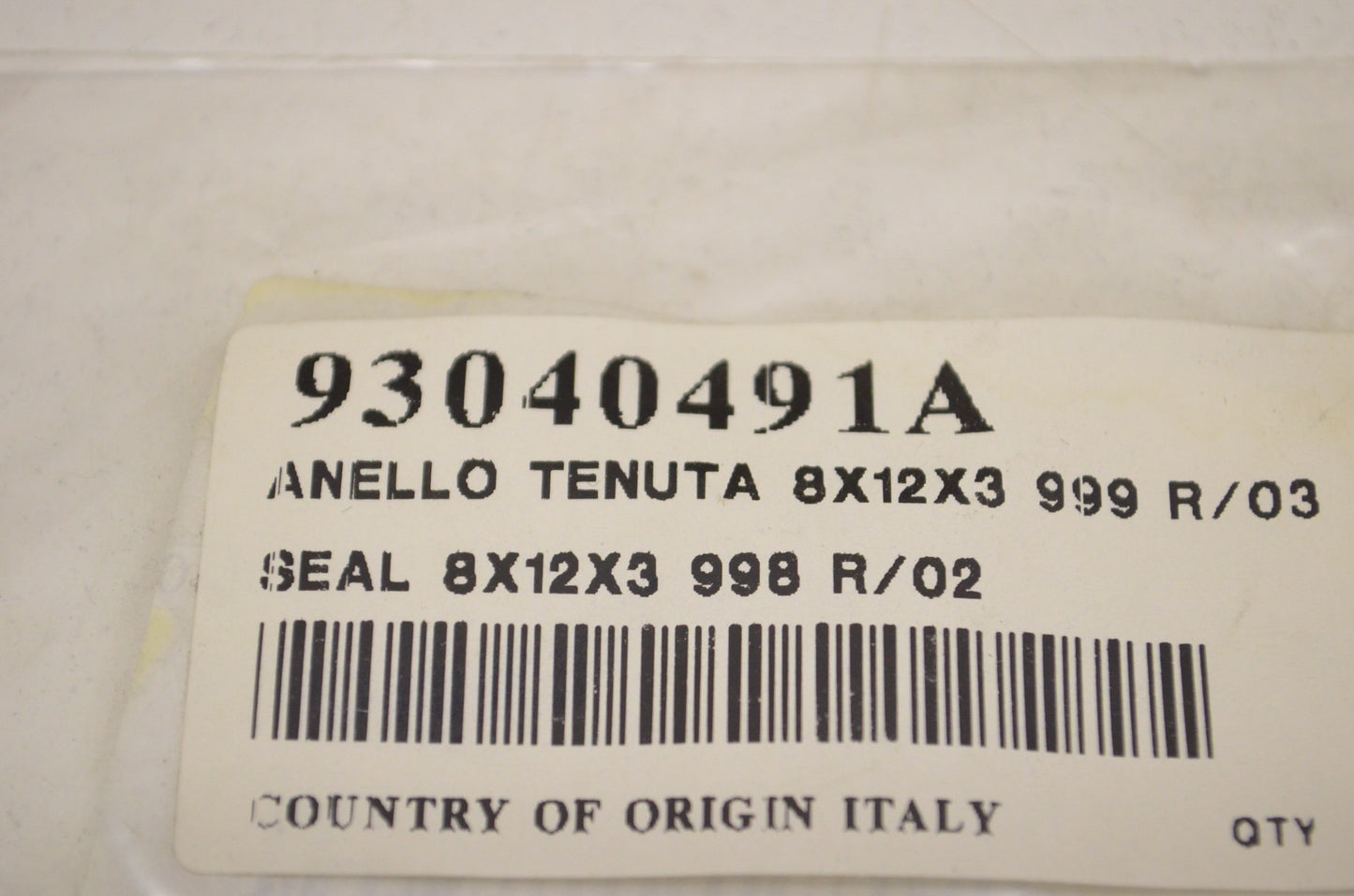 OEM Ducati 93040491A Oil Seal NOS