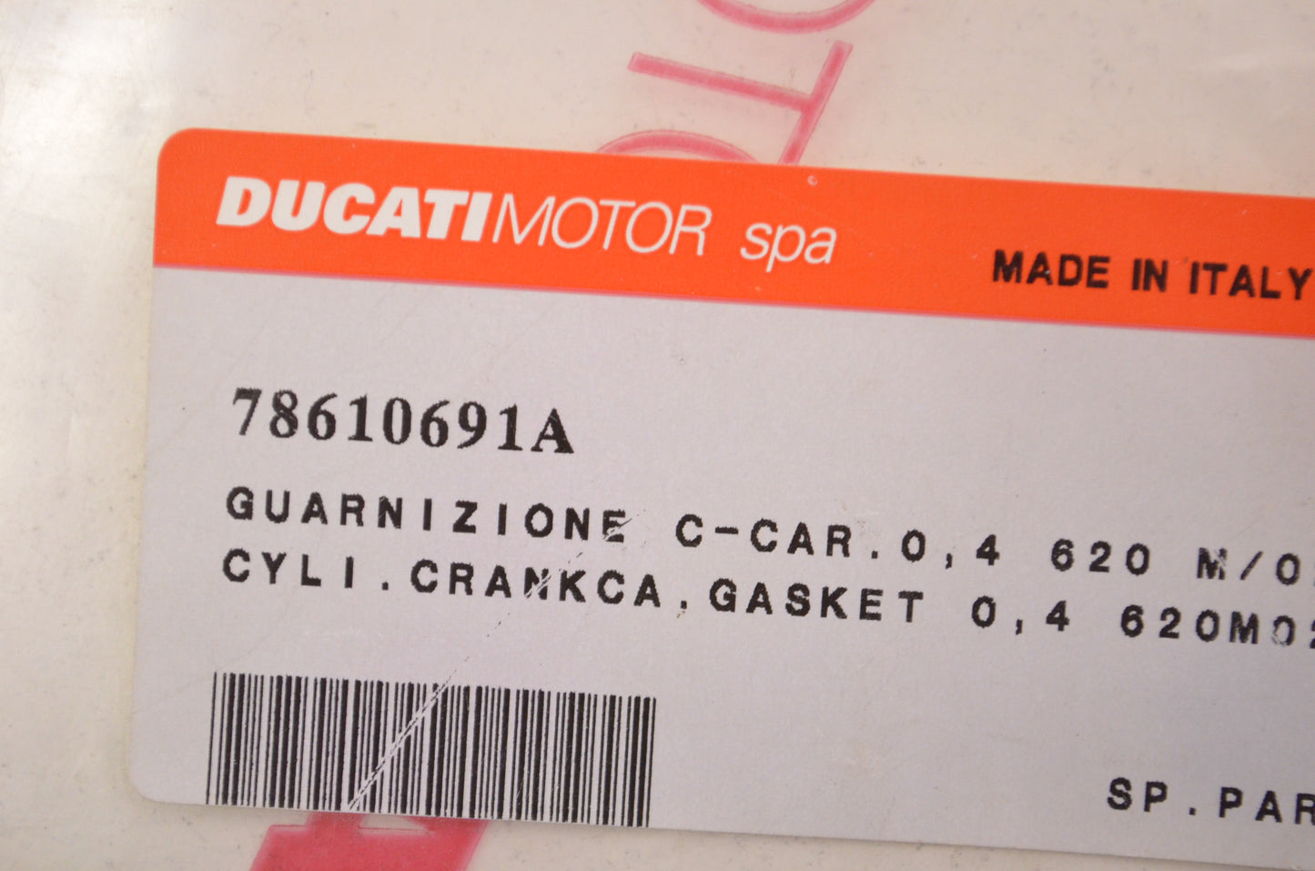 OEM Ducati 78610691A Cylinder Gasket NOS