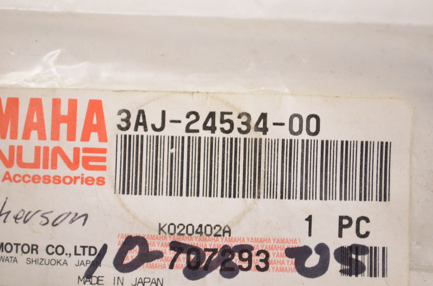 OEM Yamaha 3AJ-24534-00-00 Cock Seal NOS