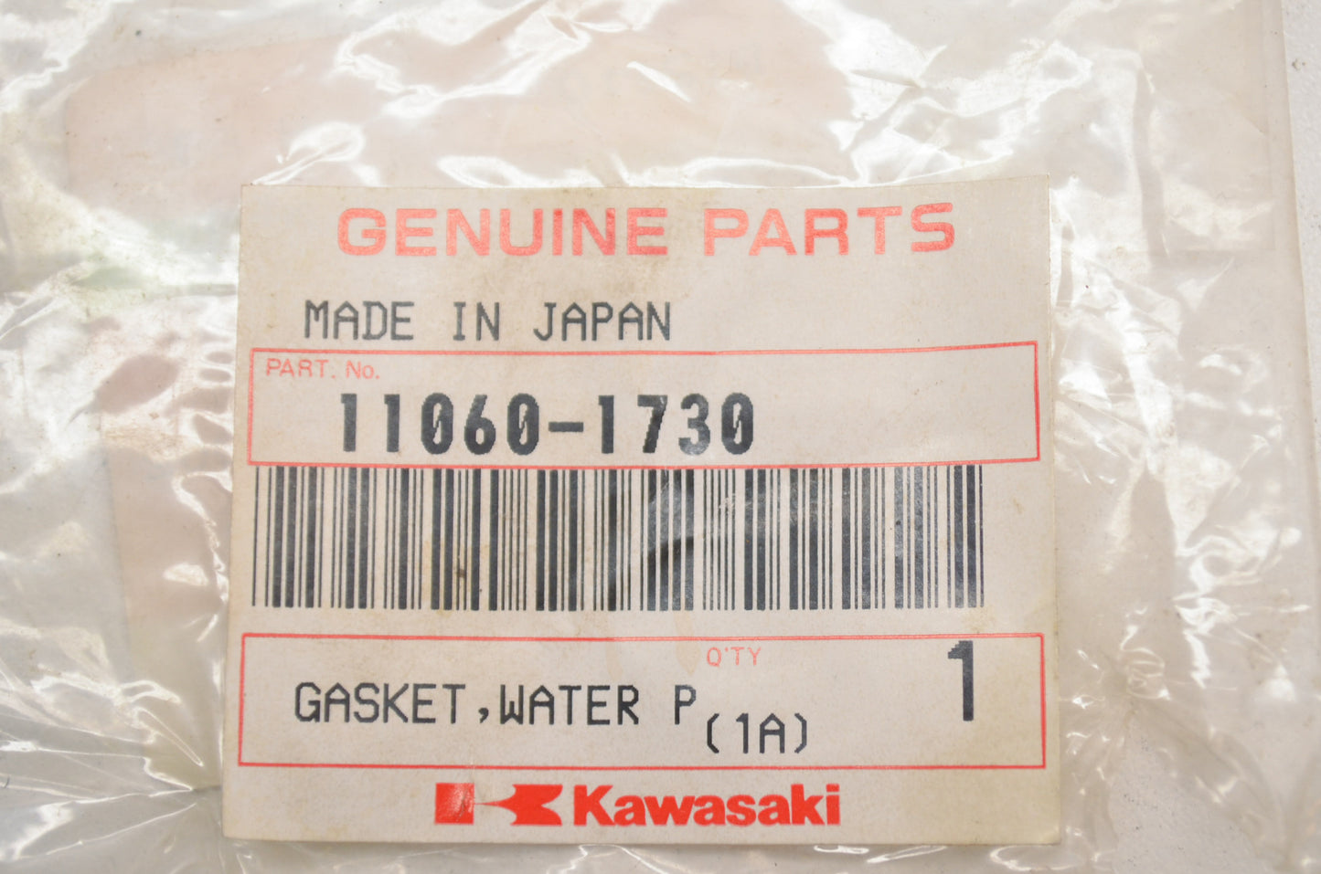 OEM Kawasaki 11060-1730 Water Pump Cover Gasket