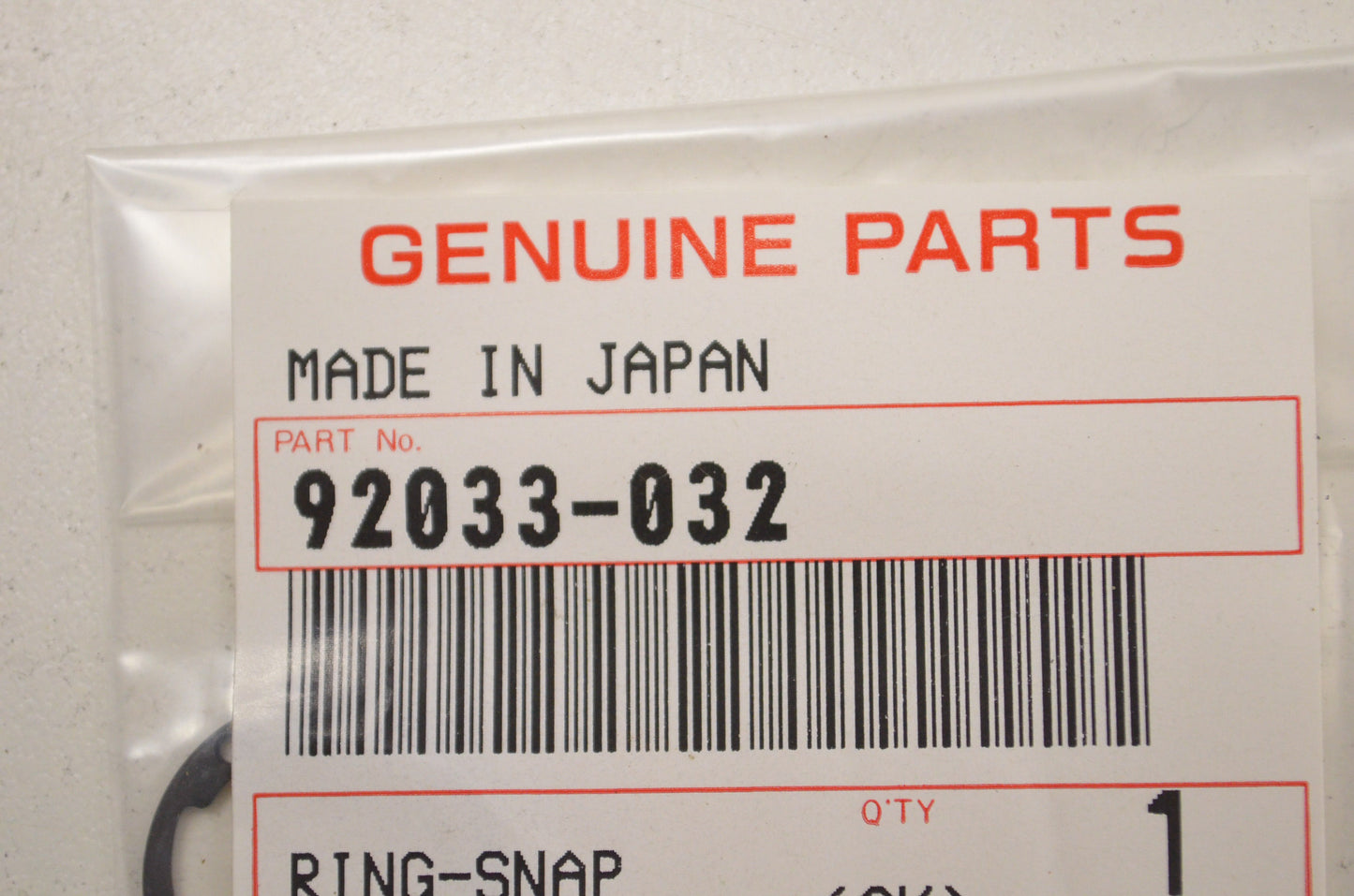 OEM Kawasaki 92033-032 Circlip 16MM NOS