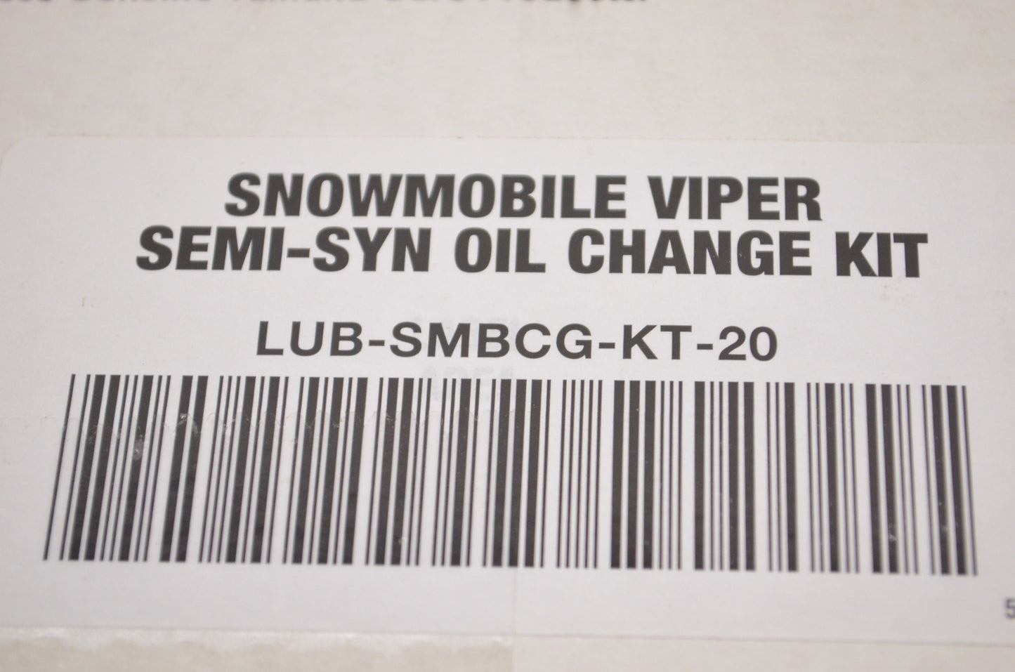 OEM Yamaha LUB-SMBCG-KT-20 Snowmobile Oil Change Kit NOS