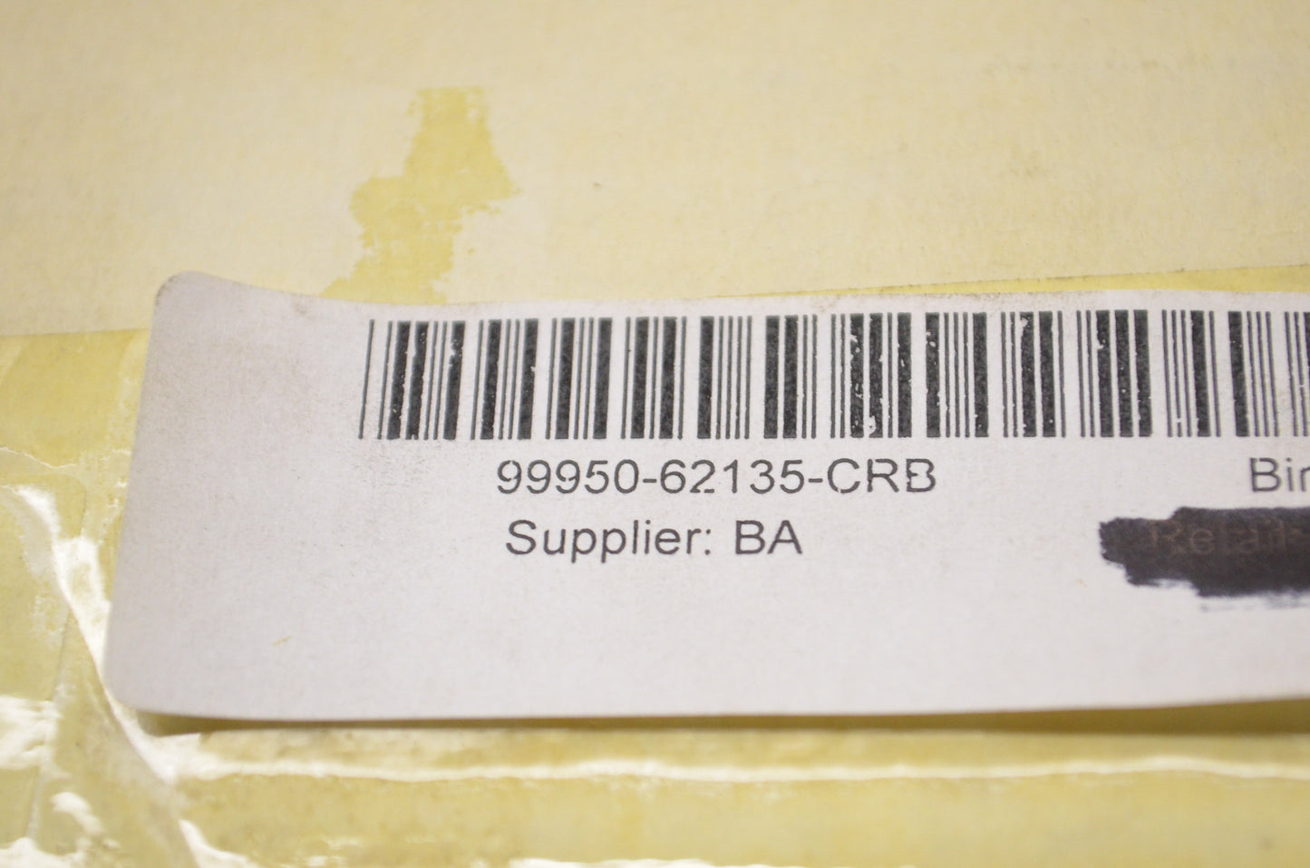 OEM Suzuki 99950-62135-CRB Carbon Fiber Seat NOS